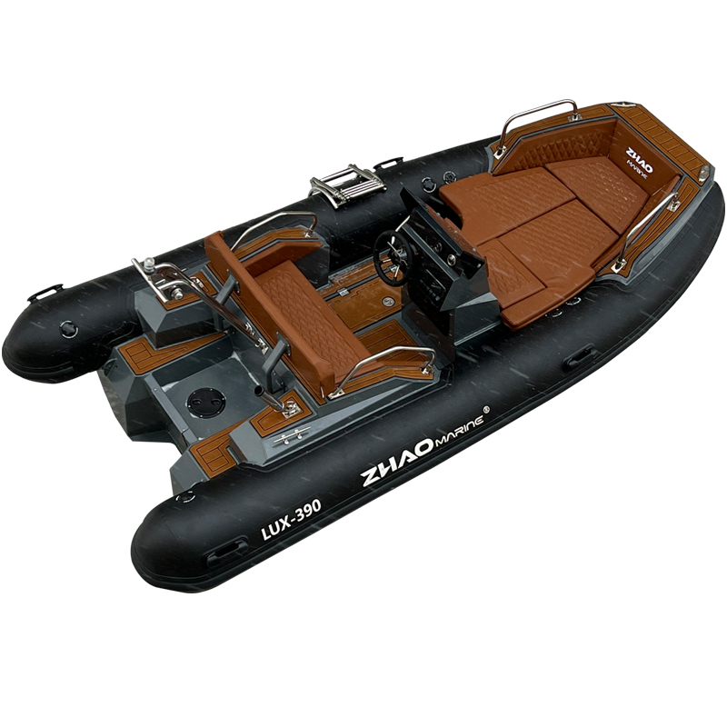 Fishing Boat Aluminum - 13-футовая реберная лодка LUX390, высокоскоростная надувная