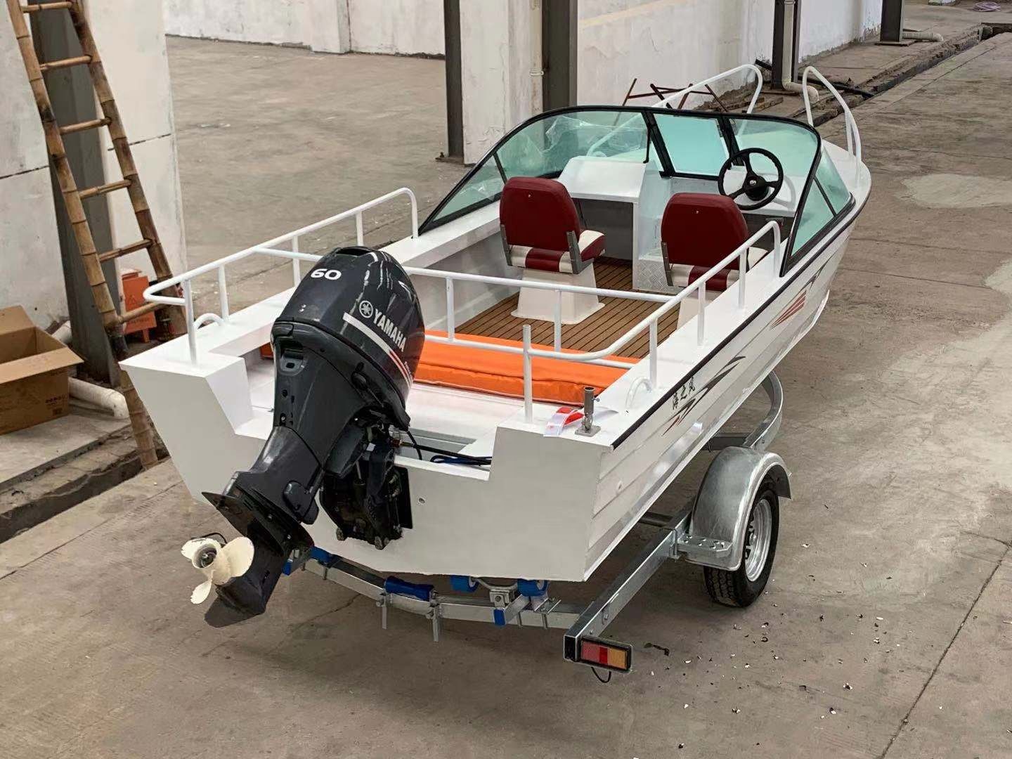 5,28 м длинная 8-местная рыбол – обзор и цена Fishing Boat Fiberglass